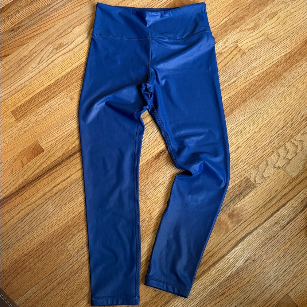 ZYIA size 6-8 women’s Active High-Waist Leggings - Royal Blue - Picture 3 of 6